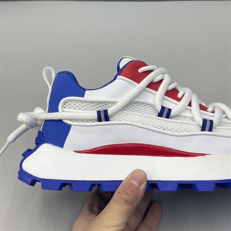 Fashion Comfortable Fashionable Casual Shoes Thick Bottom Hight Increasing Board Shoes